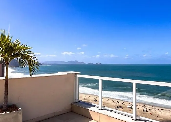 Flat Vista Mar Em Copacabana Rio de Janeiro